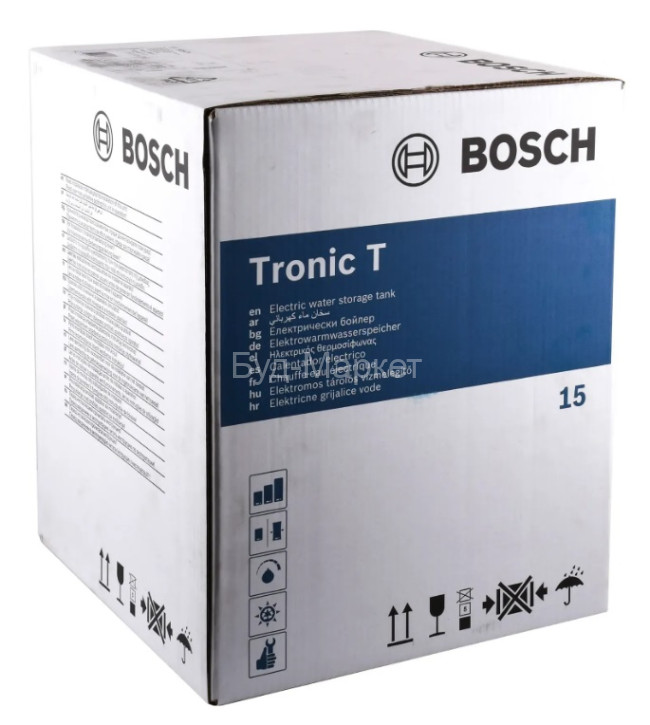 Водонагрівач Bosch Tronic 2000 TR 2000 15 T Вид в упаковці