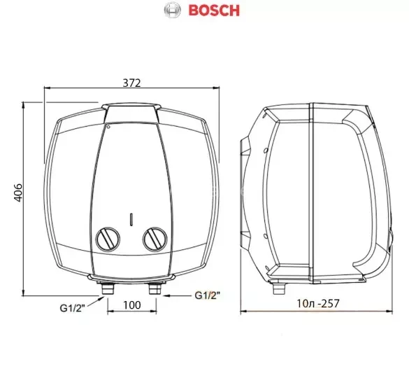 Водонагрівач Bosch Tronic 2000 TR 2000 10 B