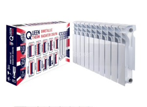Радіатор біметалевий секційний QUEEN THERM 350/96 (кратно 10)