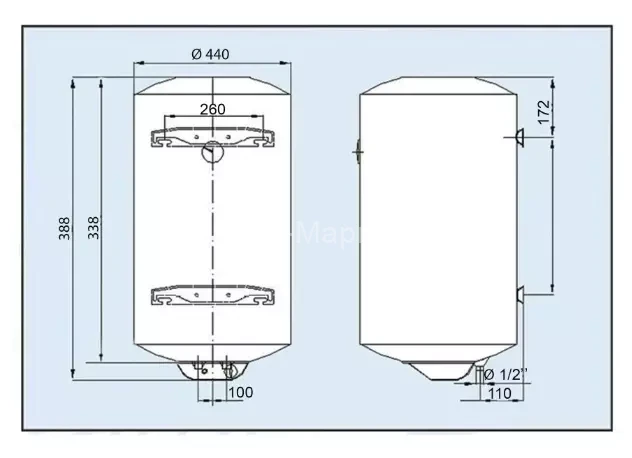 Водонагрівач LEOV LV 30 l