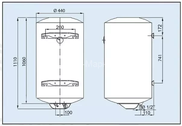 Водонагрівач LEOV LV 120 l