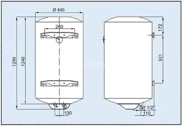 Водонагрівач LEOV LV 150 l