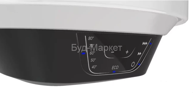 ARISTON PRO1 ECO 65 V SLIM 1,8K PL EU Вид панелі керування